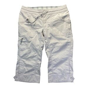 The North Face Women’s Cargo Capris Size 8 Beige Outdoor Hiking Pants